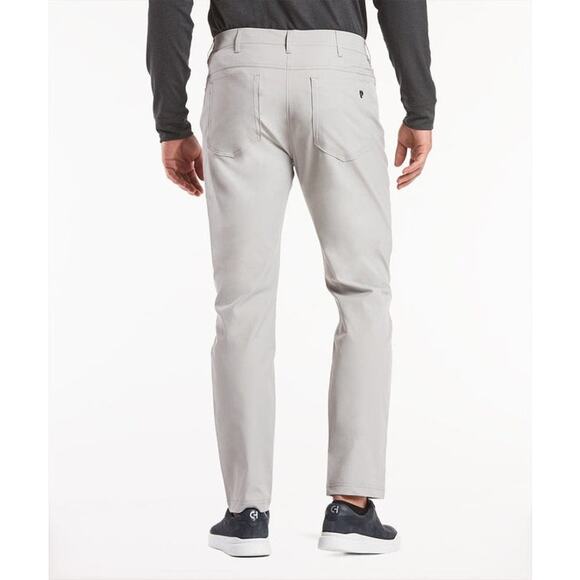 Public Rec Dealmaker 5 Pocket Pants Mens 33x28 Fog Gray Stretch Work Golf Office - Picture 4 of 13